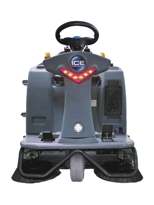 ICE iS1100L-C, Wide Area Carpet Sweeper, 44", Lithium, Ride On, 21 Gallon Hopper, 5 Year Warranty