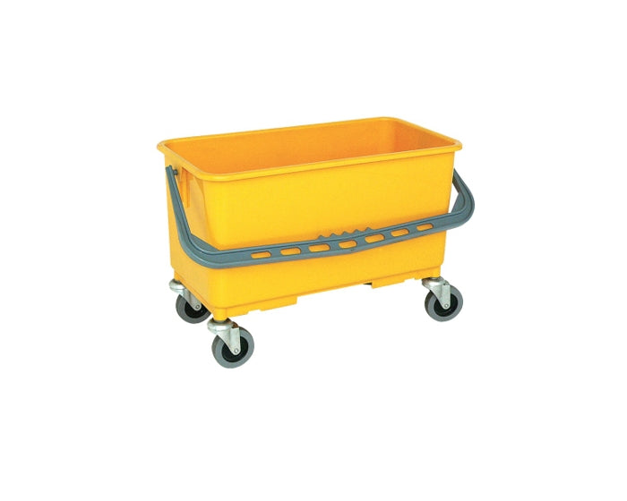 Mop Bucket, Microfiber, 18", 7 Gallon Capacity, Yellow, JPMF