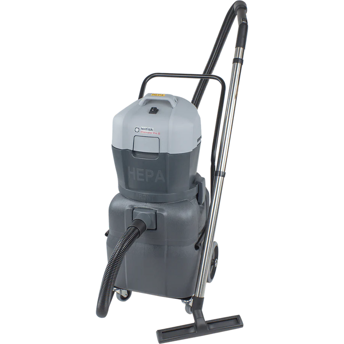 Nilfisk Eliminator Pro II, 12 Gallon, Shop Vac, Wet/Dry HEPA, 107412640