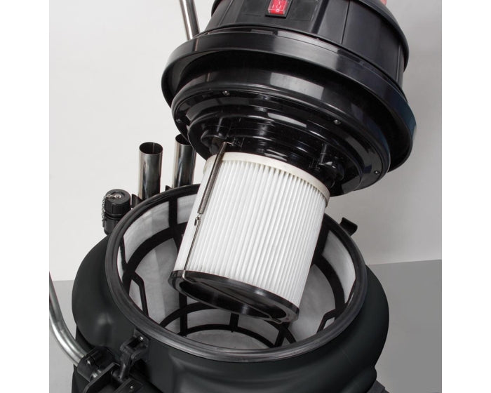 Powr Flite PF54, Wet Dry Vacuum, Shop Vac, 15 Gallon, 114CFM, 1.6HP Mo