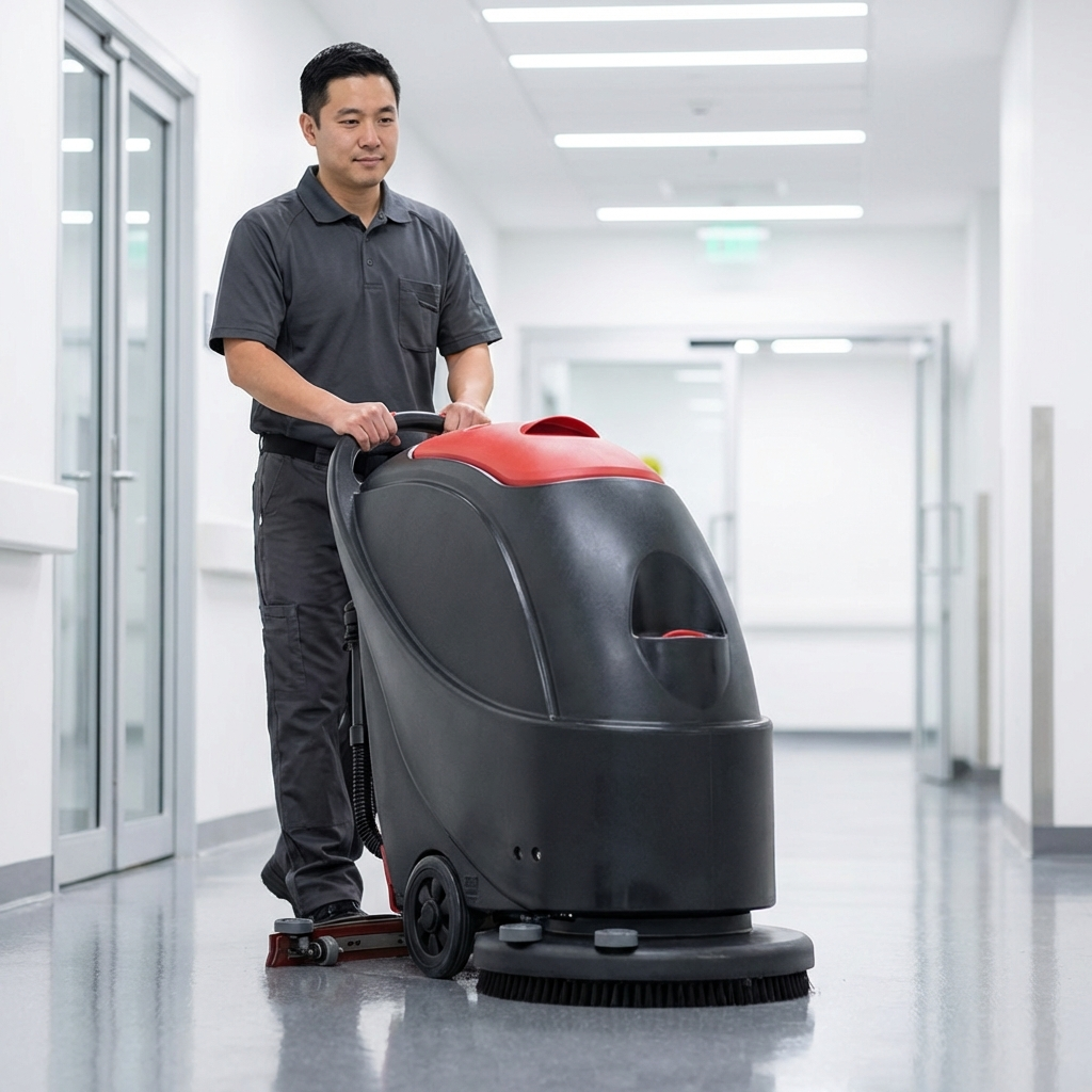 Gym Floor Scrubbers