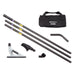 ProTeam GoHigh Standard 107851 kit: 3 carbon fiber poles, ProBlade, 135-degree bend, pipe tool, round brush, and bag