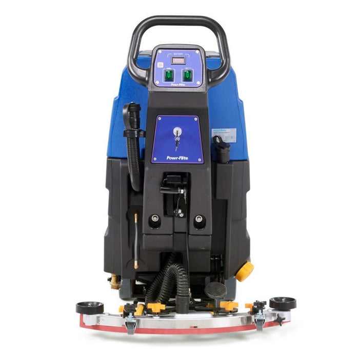 Powr-Flite 20" Walk Behind Floor Scrubber, Brush-Assist, Battery, 2 Year Warranty