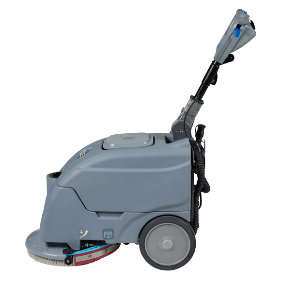ICE i15B, Walk Behind Floor Scrubber, 15", 4 Gallon, Battery, Pad Assist, Disk, 5 Year Warranty