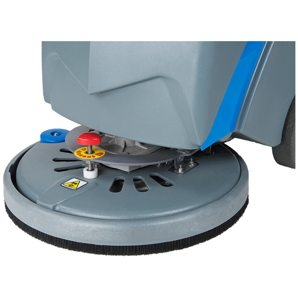 ICE i18C, Walk Behind Floor Scrubber, 17", 9 Gallon, Electric, Pad Assist, Disk, 5 Year Warranty