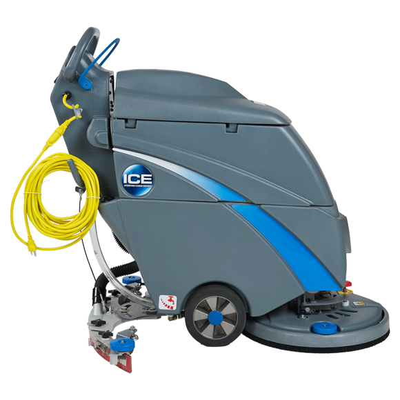 ICE i18C, Floor Scrubber, 17", 9 Gallon, Pad Assist, Electric, Disk, 5 Year Warranty