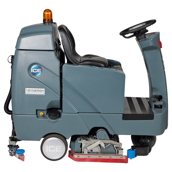 ICE RS28L-CY, Floor Scrubber, 26", 29 Gallon, Ride On, Lithium, Cylindrical, 5 Year Warranty