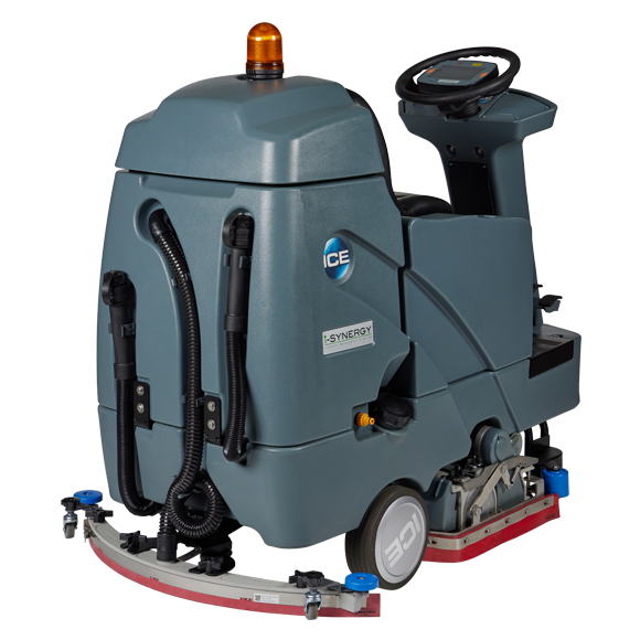 ICE RS28L-CY, Ride on Scrubber, 26", 29 Gallon, Cylindrical, Lithium, 5 Year Warranty