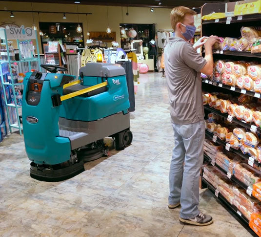 Tennant T380AMR, Robotic Rider Floor Scrubber, 20", 20 Gallon,  Disk, Battery, 5 Year Software, 3 Year Warranty, T380AMR-500-D