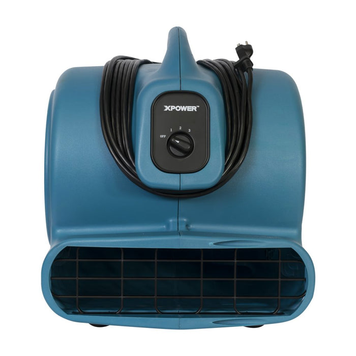 XPOWER X-830, Air Mover, 1 HP, 3600 CFM, Stackable, 8.5 AMPs, 30lbs