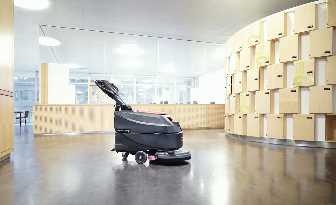 Viper AS4325B, Floor Scrubber, 17", 6.6 Gallon, Battery, Pad Assist, Disk, 3 Year Warranty, 50000580