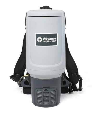 Advance Adgility, Backpack Vacuum, 6QT or 10QT, 9.3lbs or 10.8lbs