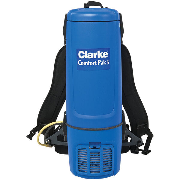 Clarke Comfort Pak, Backpack Vacuum, 6QT or 10QT, 9.3lbs or 10.8lbs