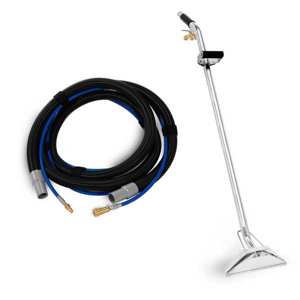 EDIC Carpet Tool Kit with Double-Bend Carpet Wand and 25 ft. Hose Assembly 2534ACK-500