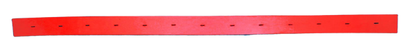 Rear red gum squeegee blade (40.93) for 28" machines  Fits Tennant 5680, 5700, 7200  Fits Aftermarket Tennant 222382