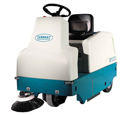 Refurbished Tennant 6100, Floor Sweeper, 30", Battery, Includes Off Asile Wand