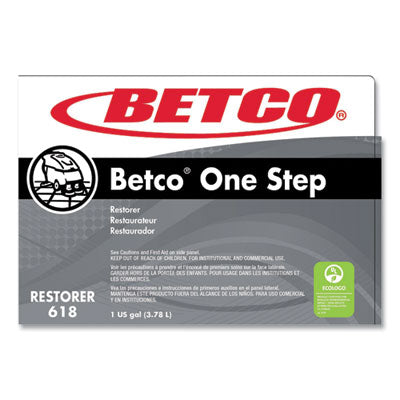 Betco One Step Floor Cleaner/Floor Restorer - 4 X 1 Gallon Case
