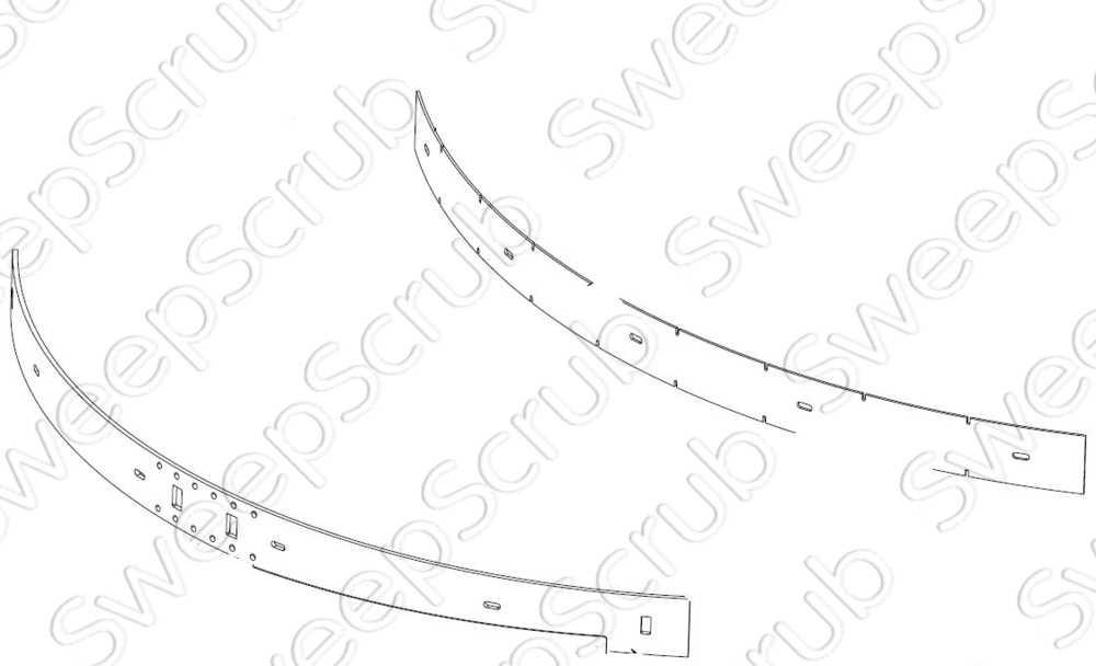 Squeegee Blade Kit NIlfisk Advance Clarke Aftermarket 56115333 —