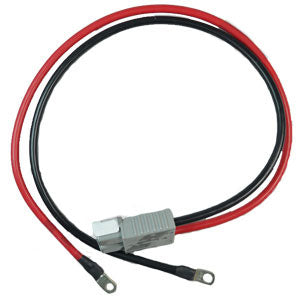 Charger Cord 4Ga 15In With 175A Gray Plug & 3/8In Eyelets