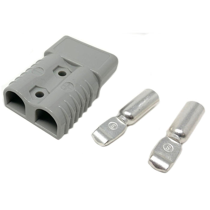 Charger Plug 175Amp Gray, 1/0 Contacts
