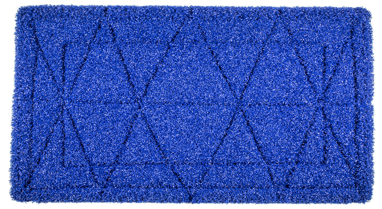 28" Blue Tile & Grout Pad - Sold Individually - Square Scrub SS P1428TGB
