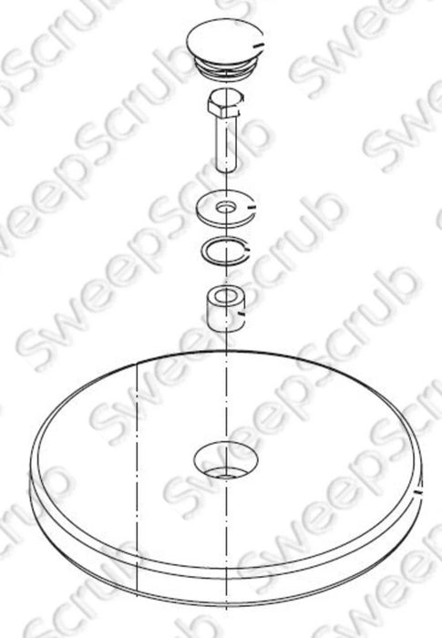 Nilfisk Advance 9096887000 Bumper Roller Kit