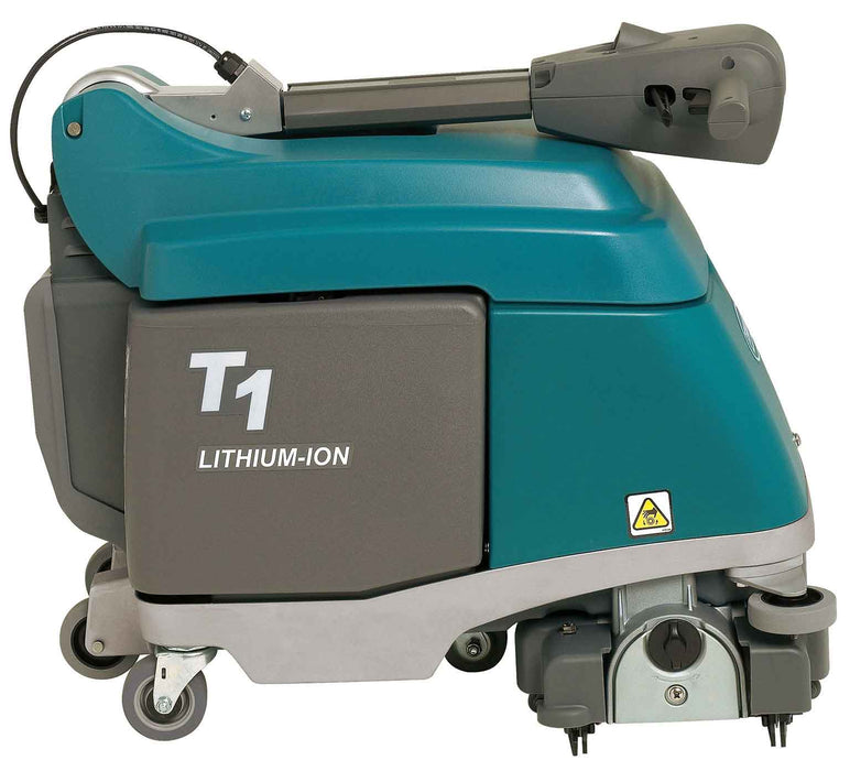 Tennant T1, Floor Sweeper Scrubber, 15", 2.5-3 Gallon, Electric or Battery, Forward and Reverse, Cylindrical
