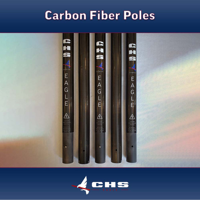 CHS Eagle Carbon Fiber Cleaning Poles-  34-1/2 Long