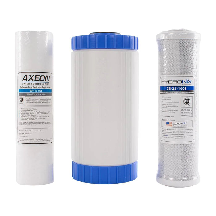 Deionized Water Filter Set for the IPC Eagle Hydro Cart - 3 Pack, BD500118