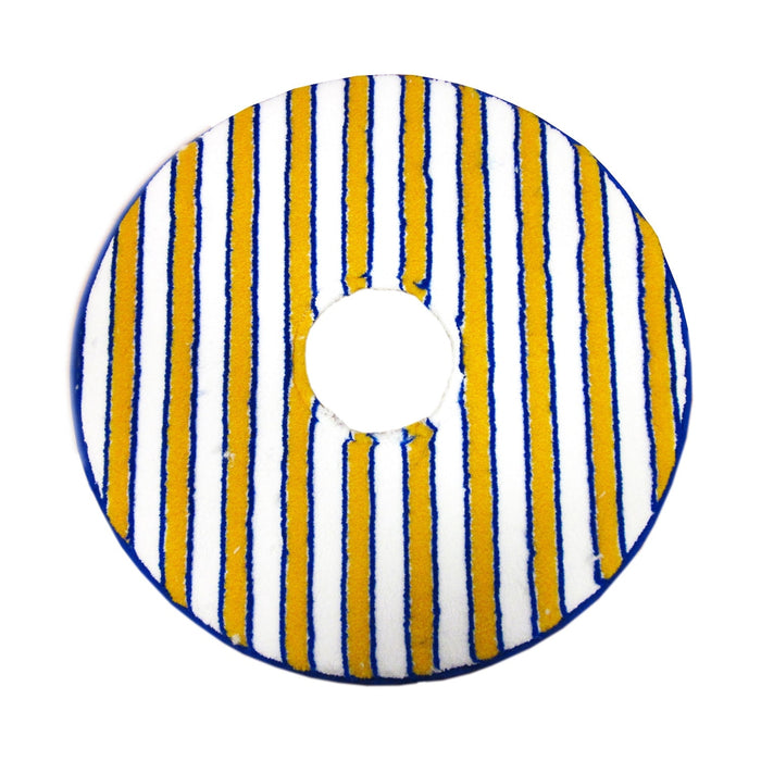 IPC Eagle SPPV01260, 16" Yellow and White Microfiber Scrub Pad